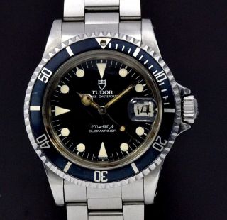 Rolex Tudor Submariner 76100 Rare Lolliop Hand 5 Digit Serial Number 