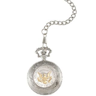   Treasures Selectively Gold Layere   Presidential Seal Pocket Watch