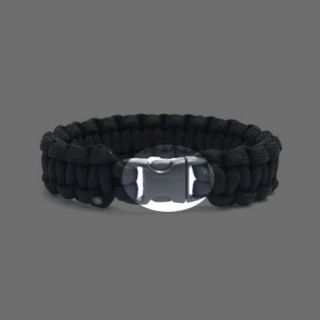 25/50/100 3/8 Black Plastic Buckles For Cord Bracelet Clasp Side 