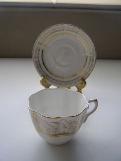 Vintage CROWNFORD Fine China Cup & Saucer, England