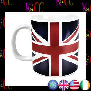 NEW GIANT UNION JACK MUG TEA COFFEE CUP NOVELTY BRITISH UK FLAG ROYAL