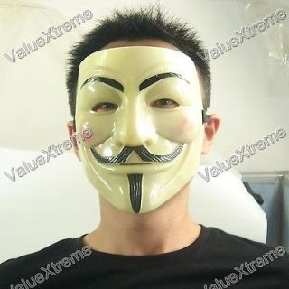 for VENDETTA Halloween MASK Prop Costume GUY Fawkes