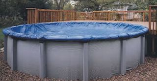Winter Pool Cover Above Ground 33 Ft Round Arctic Armor 8 Yr Warranty