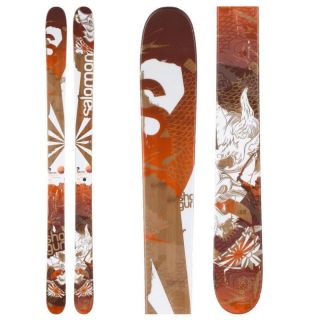   SALOMON SHOGUN Freeride Twintip skis + Rossignol Freeski 140 bindings