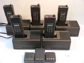 Lot of (5) Motorola STX Handie Talkie FM Radio H35JNC5170GN