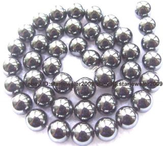 natural Hematite Round Gemstone Beads 15 2mm 3mm 4mm 6mm 8mm 10mm 