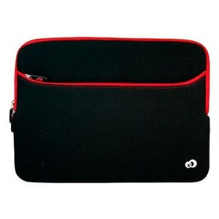 Samsung Series 9 13.3 Laptop Sleeve Soft Carrying Case Red w/ Pocket 
