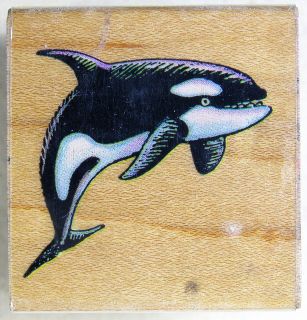 whale rubber stamps