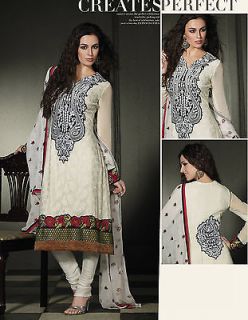   Pakistani Bollywood Designer Salwar Kameez Material Dress Suit 505