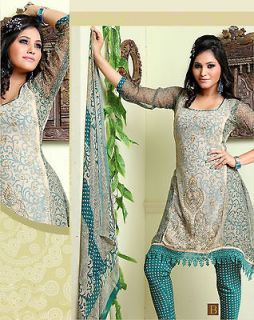   Pakistani Bollywood Designer Salwar Kameez Material Dress Suit 670B