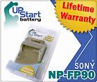 Charger SONY Battery NP FP90 FP70 FP60 FP50 FP30 BC TRP DCR DVD92E 