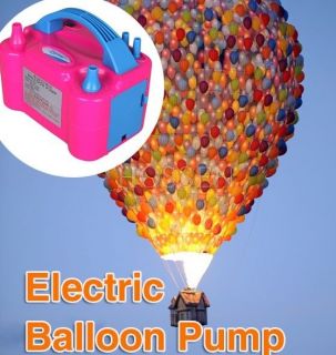 220V 600W Double Pump Balloon Inflator Electric Balloon Pump Portable 