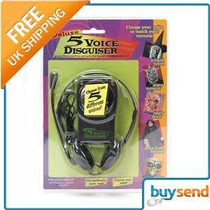 Spooky Voice Changer Disguiser & Headset Microphone New