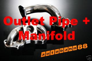 Starlet EP82 EP91 Turbo Outlet Pipe + Exhaust Manifold