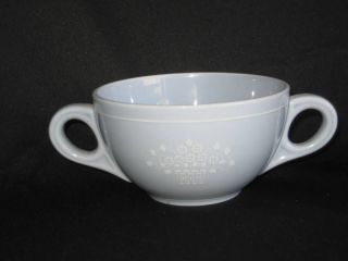Bauscher Weiden Blue and White Basket Cream Soup Bowl