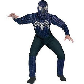Spider Man Venom Muscle Deluxe Child Costume Size 10 12 Disguise 6608G