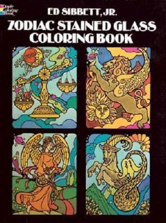 Zodiac Stained Glass by Ed, Jr. Sibbett 1982, Paperback