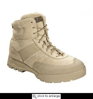 11 Tactical Boots, Side Zipped, Coyote Brown, 11007