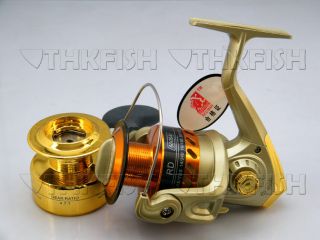   5BB MINI HUIHUANG Aluminum Spinning Reels Fishing Reel Spare Spool