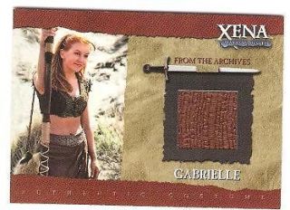 Xena Costume Card Gabrielle GC1