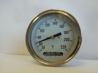 WELDLESS THERMOMETER FOR HOME BREW KETTLE 6 Probe