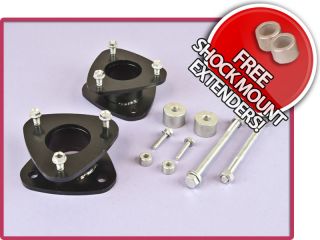 STEEL FRONT 3 SPACERS LEVELING LIFT KIT W/ DIFFERENTIAL DROP & SKID 