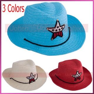 kids straw cowboy hat in Kids Clothing, Shoes & Accs