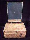   50s/ 60s MENS VALET/JEWELRY BOX W/MIRROR VERY HANDSOME WOW