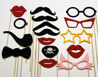 Mustache On A Stick Photo Booth Props Fun for Weddings, Parties 