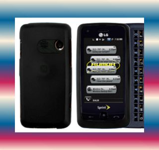 Black Straight Talk LG 511C Slider Snap on Phone Cover Hard Shell Case 