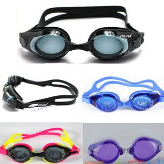  New Anti fog UV Silicon Training Swimming Goggles Swim Glasses 5Color