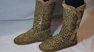 AMY WOMENS BOOTS IN LEOPARD PRINT ALL SIZES