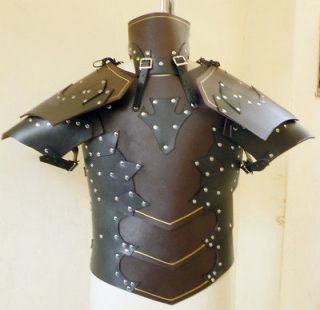 leather medieval gladiator theatrical celtic Armor LARP SCA viking 