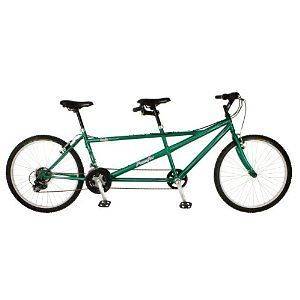 tandem road touring 2 seats bike bicycle green sale new
