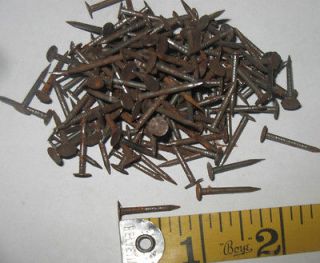 Vintage Rusty 3/4 Steel Nails 4 1/4 pounds HUGE LOT 100s Barn Find