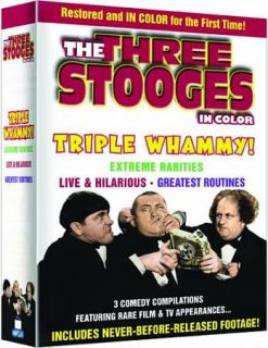 Three Stooges   Triple Whammy 3 Pack DVD, 2008, 3 Disc Set
