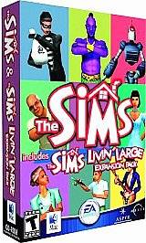 The Sims    Includes The Sims Livin Large Expansion Pack Mac, 2003 