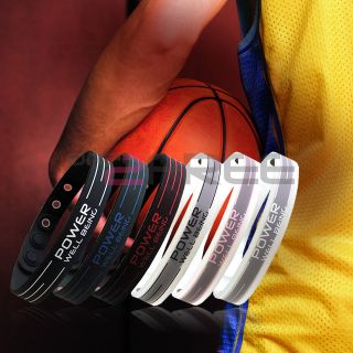 New Titanium Healthy Power Ion Sports Bracelets Wristband Balance Body 