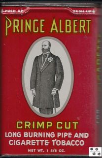 Vintage Prince Albert Crimp Cut Tobacco Pocket Tin