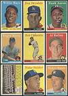 1958 Topps Complete Baseball SET Mantle Mays Maris Aaron Koufax 