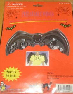 New/MIP Inflatable Bat Wings 36 Costume for Child Boy Girls Youth One 