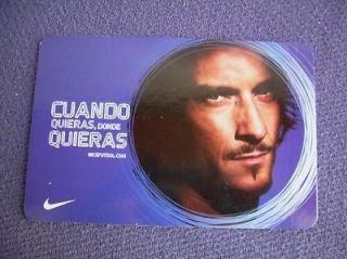 NIKE AIR ZOOM TOTAL 90 player TOTTI postcard size