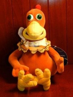 Soft Toy with beans from Chicken Run   Fowler the Rooster. 9 tall