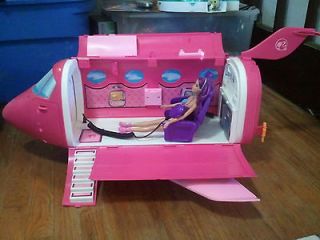   Glam Jumbo Vacation Jet Airplane with 1999 Barbie Doll   Pre Owned Toy