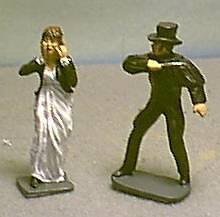 TOY SOLDIERS LEAD JACK THE RIPPER AND VICTIM 54MM