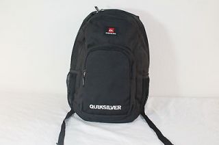 New With Tags QUIKSILVER SHELTON BLACK TRAVEL / BOOK / BACKPACK