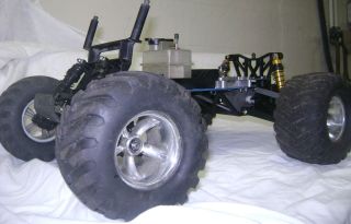 traxxas nitro stampede used roller rolling chassis gas nitro truck 