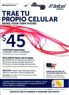   América SIM card kits(lot of 25) Exciting new service from Tracfone