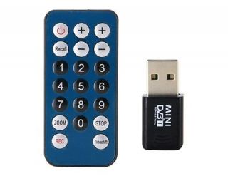   Digital TV Tuner USB 2.0 Stick Receiver Recorder with Remote Antenna