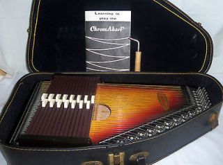   ChromaHarp 15 Chord 36 String Auto Harp with Case and Tuning Key USED